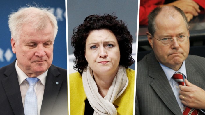 Corona: Horst Seehofer, Carola Reimann und Peer Steinbrück: Sie alle waren oder sind in Krisenzeiten dafür zuständig, Entscheidungen zu fällen.