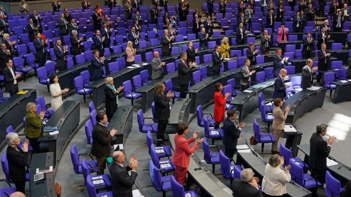 ***BESTPIX*** Bundestag Debates Legislation To Counter Coronavirus Effects