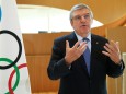 FILE PHOTO: Interview with IOC President Bach after Tokyo 2020 postponement decision