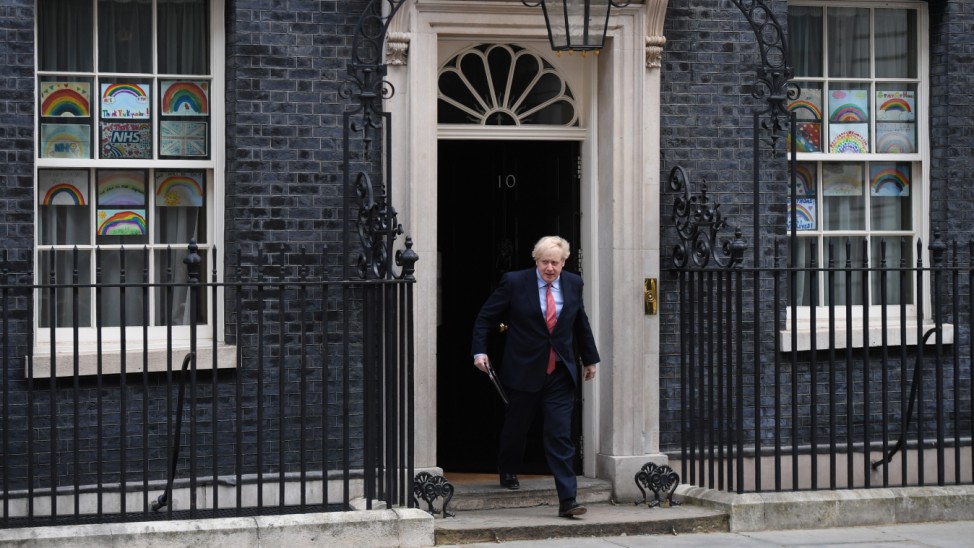 Prime Minister Returns To Downing Street After Suffering With Covid-19