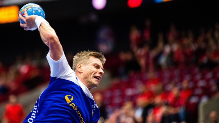 200115 Gudjon Valur Sigurdsson of Iceland during the EHF European Handball Championship match between Iceland and Hunga