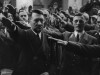 Joseph Goebbels, Adolf Hitler, Münchens damaliger Oberbürgermeister Karl Fiehler, Philipp Bouhler und Ulrich Graf, ehem. Leibwächter Hitlers im Bürgerbräukeller