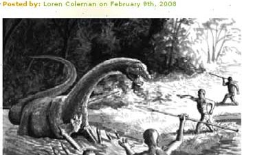 Serie: Mythen von Monstern (Teil 5): 1959 sollen Pygmäen am Lac Télé einen Mokèlé-mbèmbé getötet haben, berichtete der Missionar Eugene Thomas.
