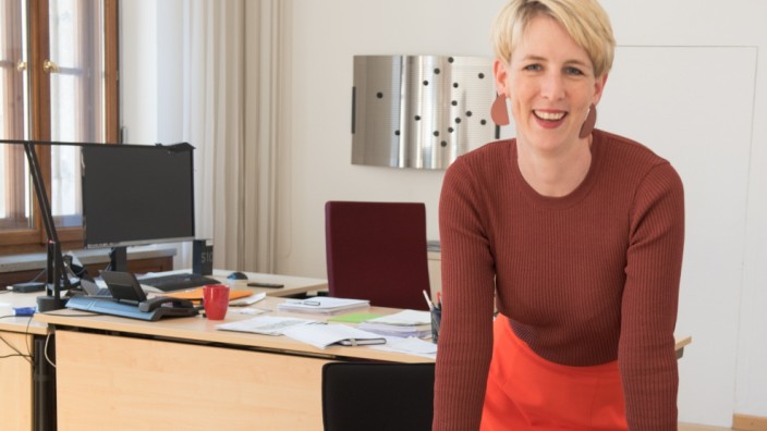 Katrin Habenschaden hat das Büro von ihrer Vorgängerin Christine Strobl übernommen.