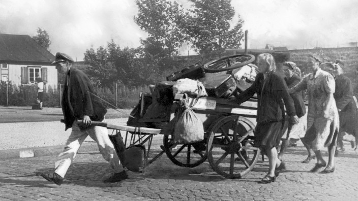 Deutsche Flüchtlinge an der Ostfront, 1945