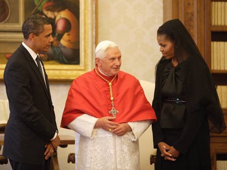 Barack Obama, Michelle Obama, Papst Benedict, Getty Images