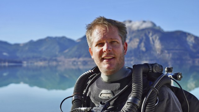Unterwasserarchäologe Florian Huber