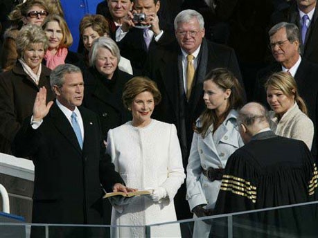 Historische Inauguration Amtsantritt Rede AP Bush