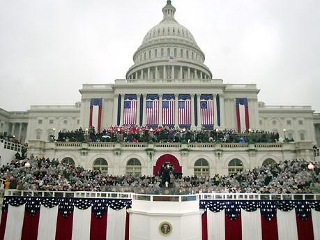 Historische Inauguration Amtsantritt Rede AP Bush
