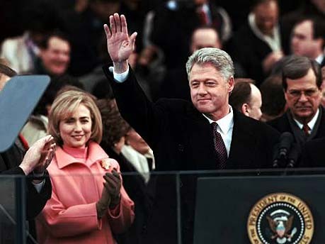 Historische Inauguration Amtsantritt Rede AP Clinton