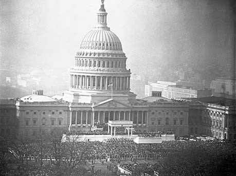 Historische Inauguration Amtsantritt Rede AP Eisenhower