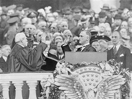 Historische Inauguration Amtsantritt Rede AP Roosevelt