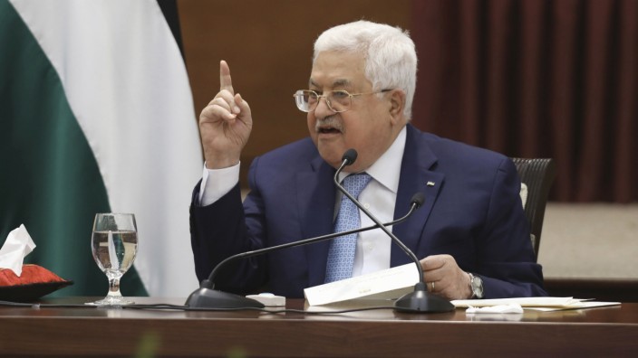Palästinenserpräsident: Kündigen Abkommen mit Israel und USA auf
