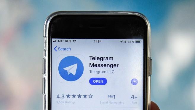 Chat-App: Die App Telegram wird immer beliebter.