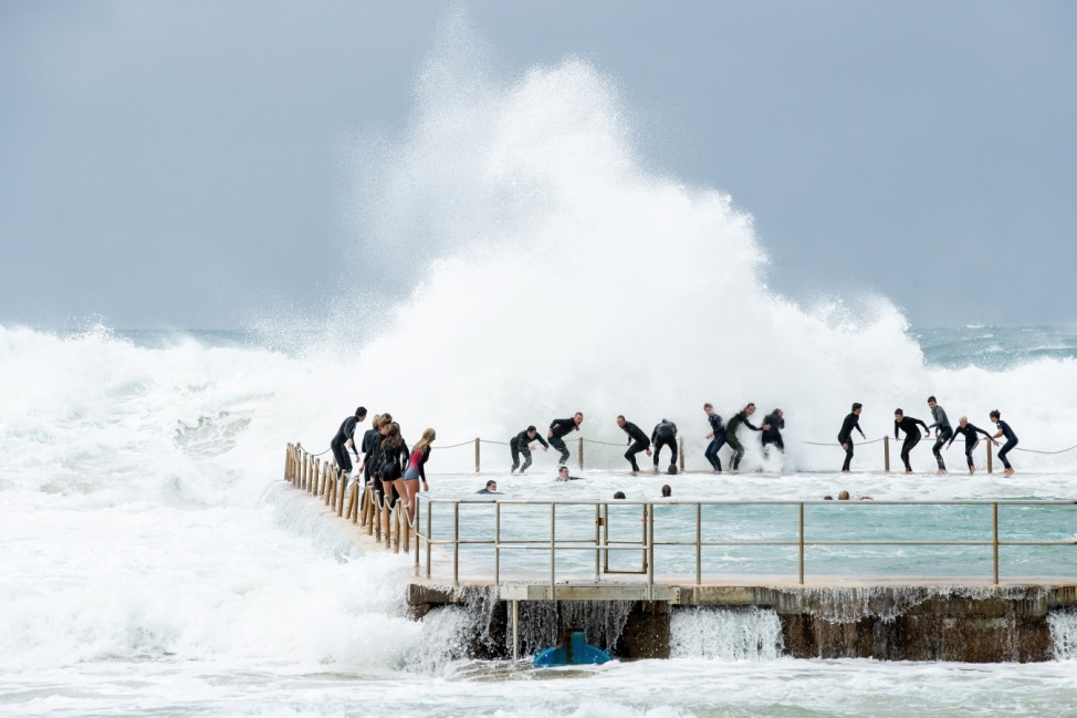 Wild Surf Conditions At Sydney Beaches
