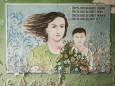 POST SOVIET LANDSCAPES, MOLDOVA. Poster from the soviet era painted on the wall of a ruined pediatric centre depicting a