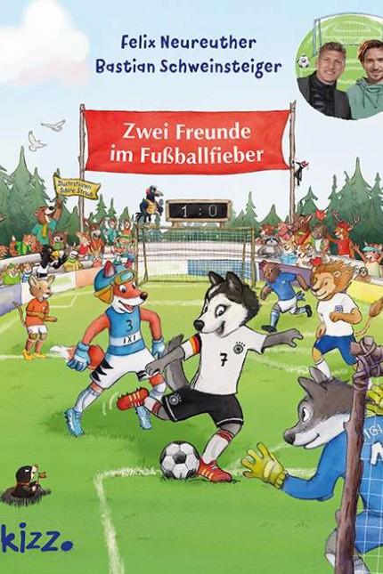 Kinderbuch: Felix Neureuther, Bastian Schweinsteiger: Zwei Freunde im Fußballfieber. Kizz/Herder. 15 Euro.