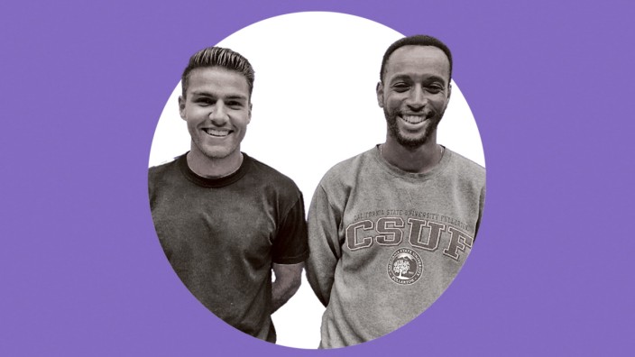 Studenteninitiative: Georgios Brussas (links) und Natnael Fekade gehören zu den Gründern einer Studenteninitiative.