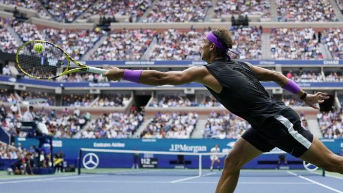 Tennis in Corona-Zeiten: US-Open-Gewinner Rafael Nadal hatte im vergangenen Jahr 34 Begleiter akkreditiert.