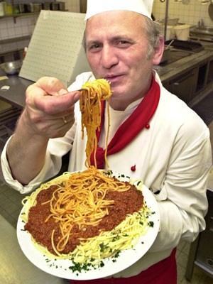 Kantinenessen, Spaghetti, ddp