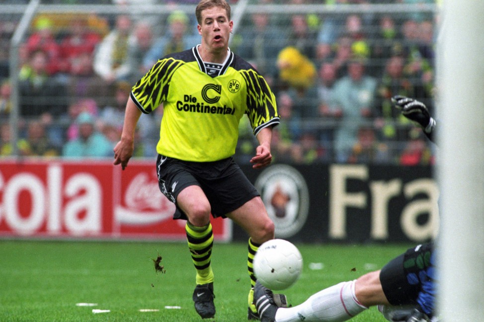 Fussball Bundesliga Deutschland Herren Saison 1994 1995 Bor Dortmund Hamburger SV Lars Ricke; Lars Ricken Borussia Dortmund Hamburger SV 1995