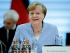 German Chancellor Angela Merkel attends a special cabinet meeting in Berlin