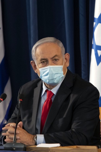 Israels Ministerpräsident Netanjahu bei Kabinettssitzung