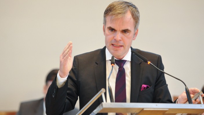 Christoph Frey bei Haushaltsdebatte im Münchner Stadtrat, 2019
