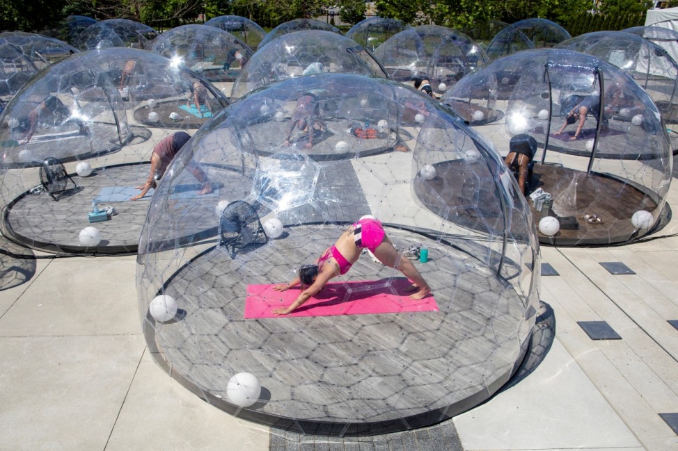 Bubble Yoga in Toronto