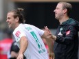 Werder Bremen: Niclas Füllkrug und Florian Kohfeldt gegen den SC Paderborn
