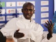 Germany 44th BMW Berlin Marathon press conference PK Pressekonferenz Wilson Kipsang is pictured at
