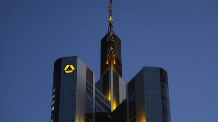 Finanzmarkt: Zentrale der Commerzbank in Frankfurt.