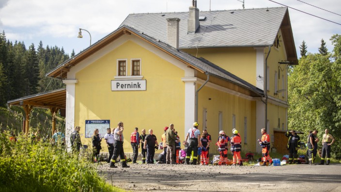 Zugunglück im tschechischen Grenzgebiet