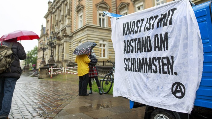 G20-Prozess: Solidarität mit den Angeklagten vor dem Landgericht Hamburg