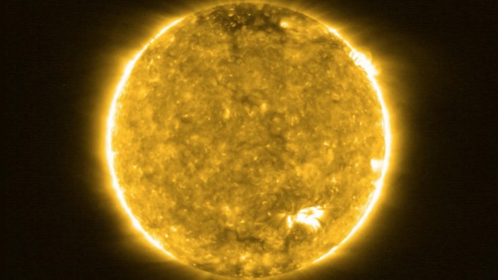 Astronomie: Die Sonne in Nahaufnahme - aus rund 77 Millionen Kilometer Entfernung.