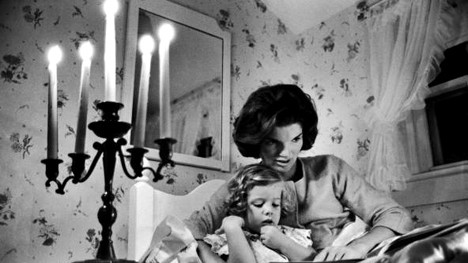 Jackie Kennedy mit ihrer Tochter Caroline