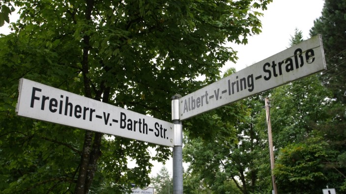 Eurasburg: Die Albert-von-Iring-Straße soll zumindest probeweise eine Einbahnstraße werden.