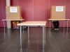 Kommunalwahl in Bayern - Wahllokal