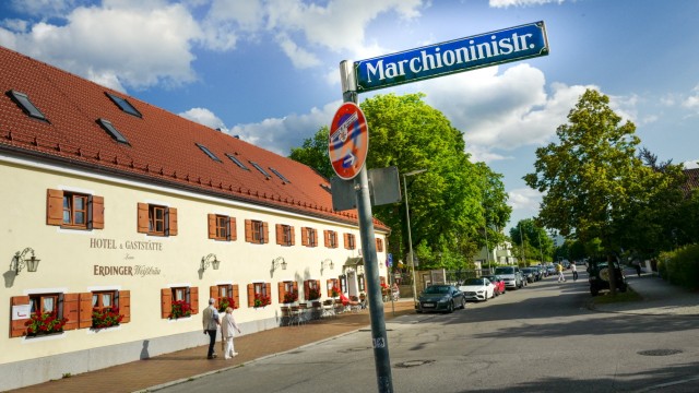 SZ-Serie: Meter für Meter: Die Marchioninistraße beginnt an einem Wirtshaus.