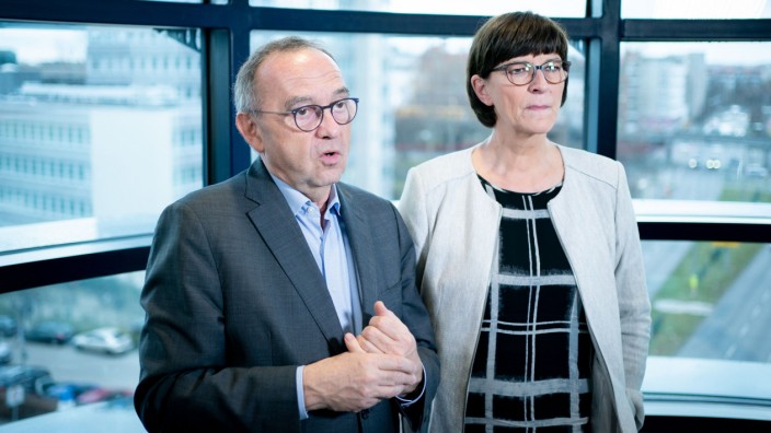 Interview mit SPD-Spitze Esken und Walter-Borjans