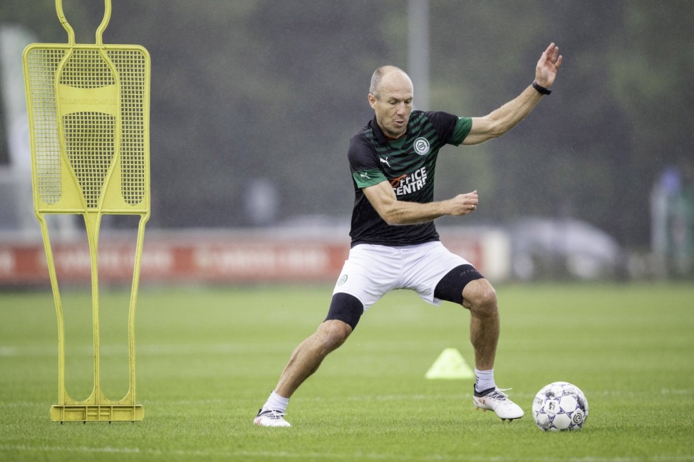 Arjen Robben im Training beim FC Groningen