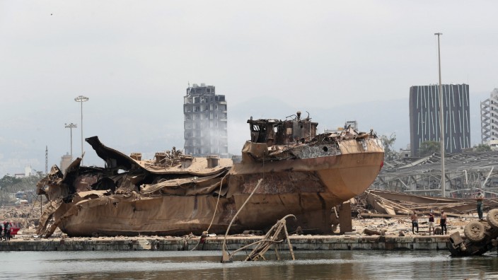 Beirut Explosion Hafen