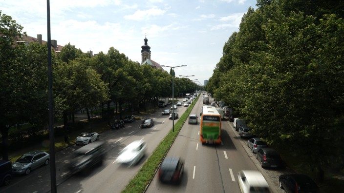 Verkehrsprojekte in München: Die Landshuter Allee ist die am stärksten mit Stickstoffdioxid belastete Straße Münchens.
