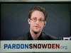 FILE PHOTO: Edward Snowden speaks via video link during a news conference in New York