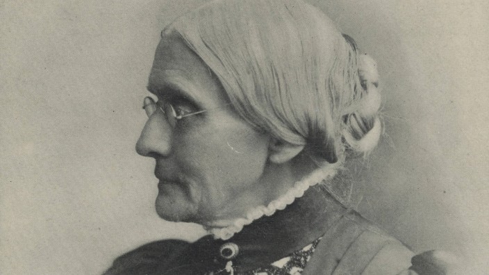 An undated portrait of women's suffrage activist Susan B. Anthony