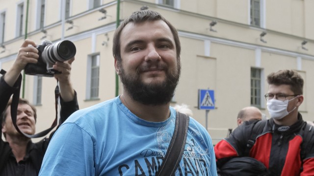Belarus: Sergej Dylewsky in Minsk am 21. August.
