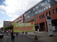 Beschäftigte des Klinikums Ernst von Bergmann demonstrieren für die Rückkehr in den Tarifvertrag für den öffentlichen D