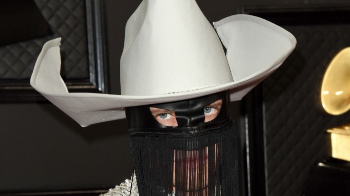 January 26, 2020, Los Angeles, CA, USA: LOS ANGELES - JAN 26: Orville Peck at the 62nd Grammy Awards at the Staples Cent