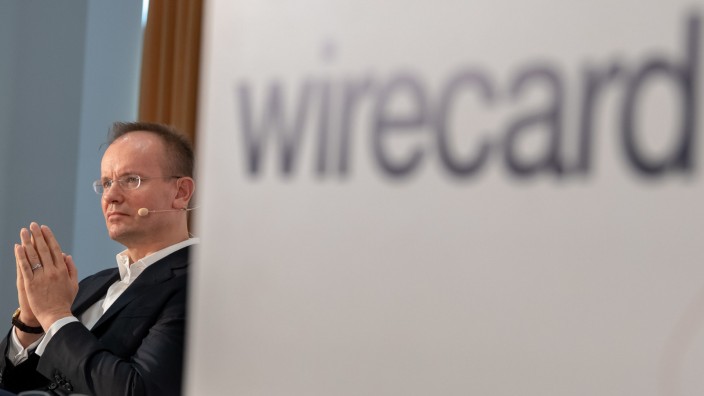 Ex-Wirecard-Chef Markus Braun bei einer Bilanz-PK