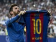 Bilder des Tages SPORT Leo Messi of FC Barcelona Barca celebrates after scoring a goal during the